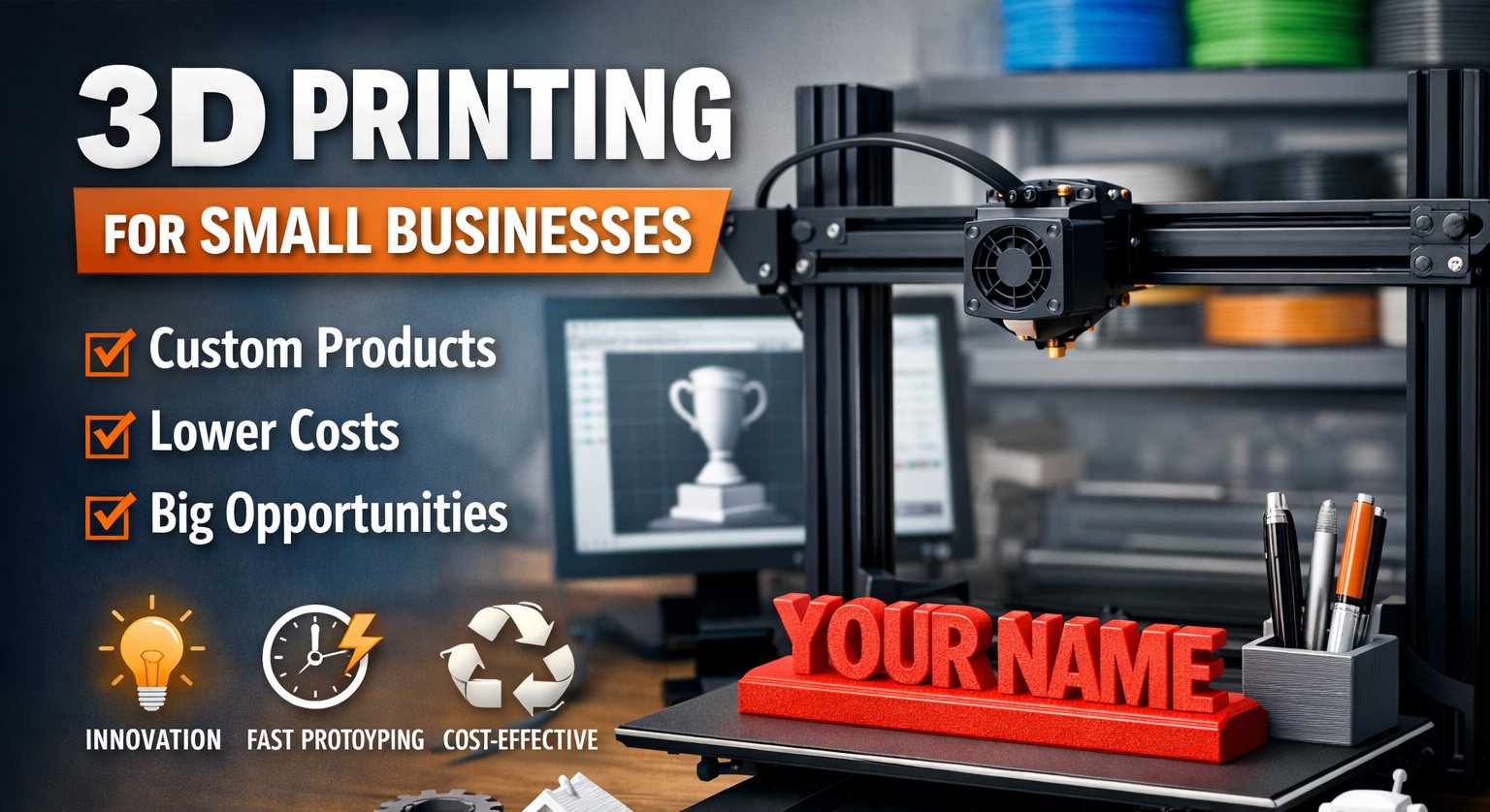 How 3D Printing Is Transforming Custom Products and Small Businesses