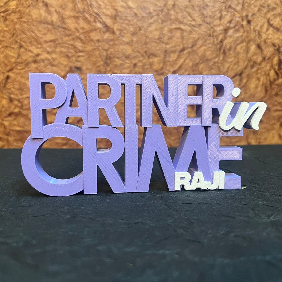 Partner in Crime – 3D Printed Desk Decor